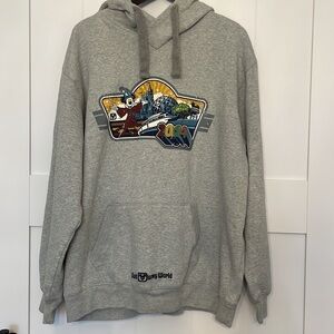 Walt Disney Parks Unisex Hoodie 2014 Hooded Graphic Print Sweatshirt XL